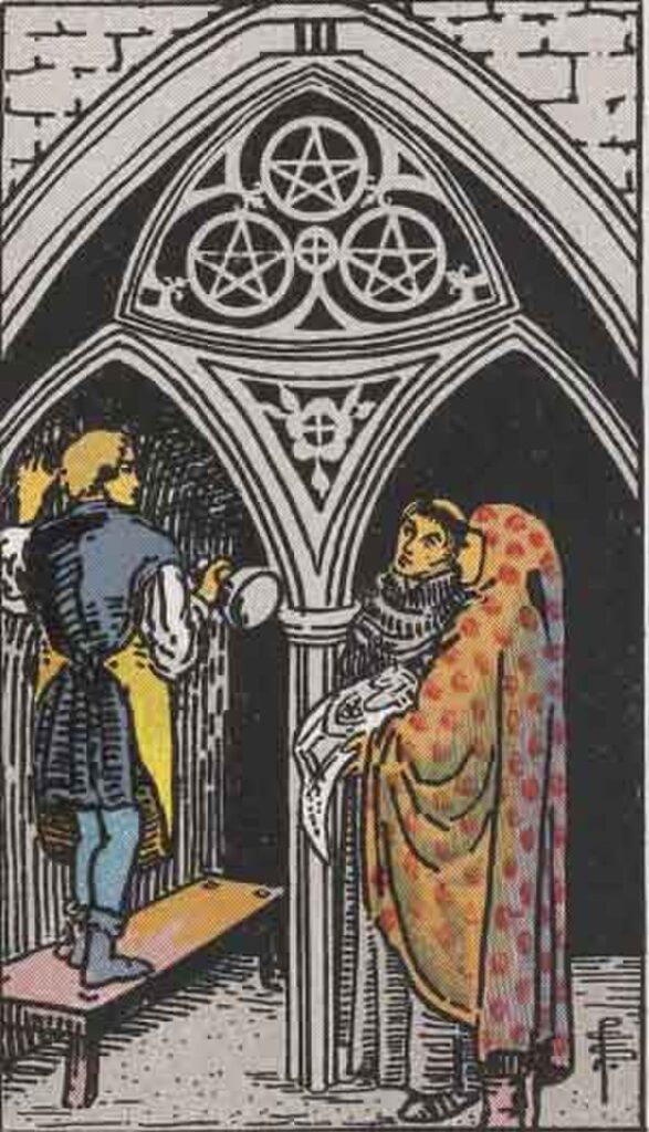 Three of Pentacles, Three of Coins